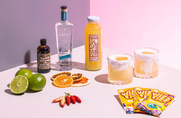 ingredients to make wizz fizz margaritas